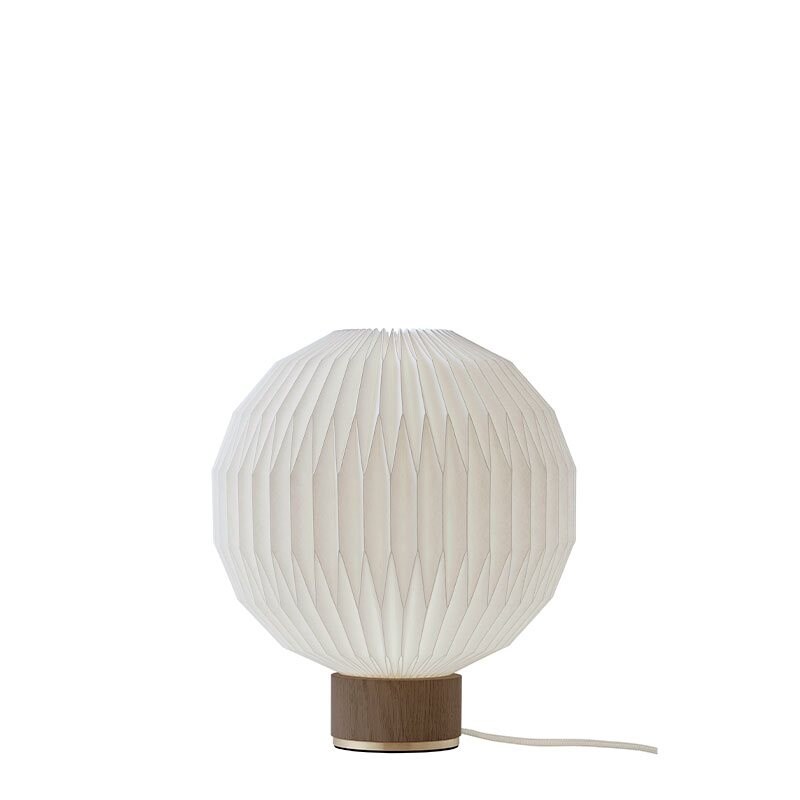 Le Klint 375 small bordslampa plastskärm/rökt ek