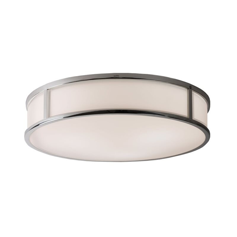 Mashiko round 400 plafond IP44 polerad krom