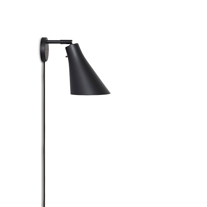 Miller vägglampa svart