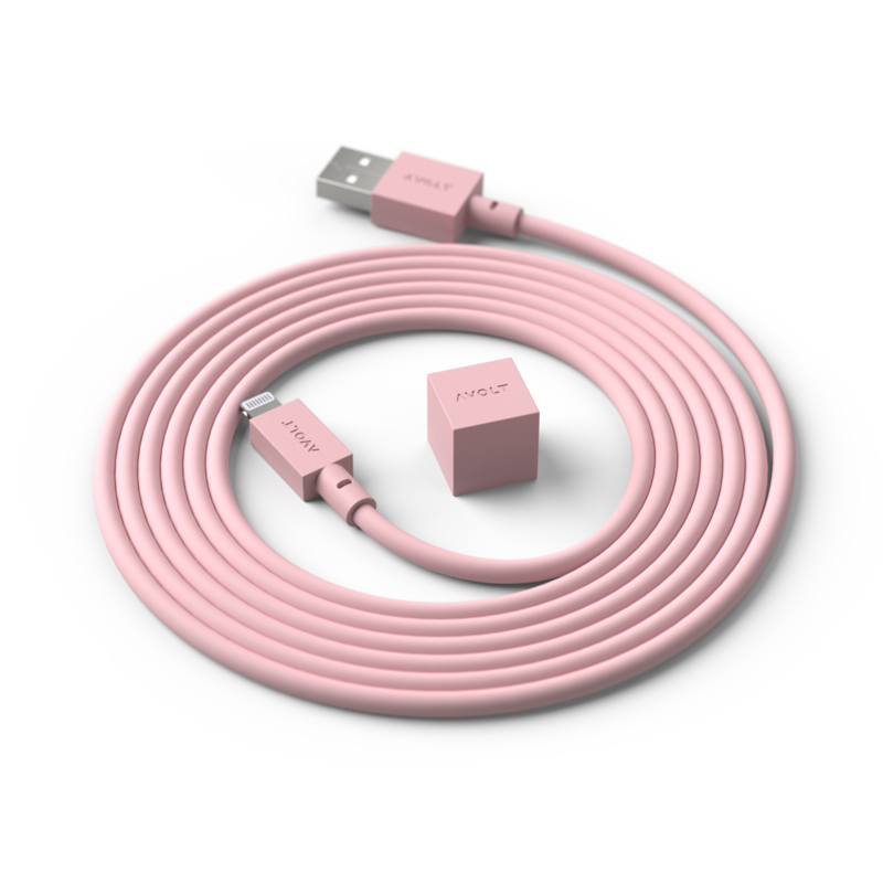 Cable 1 USB-A old pink