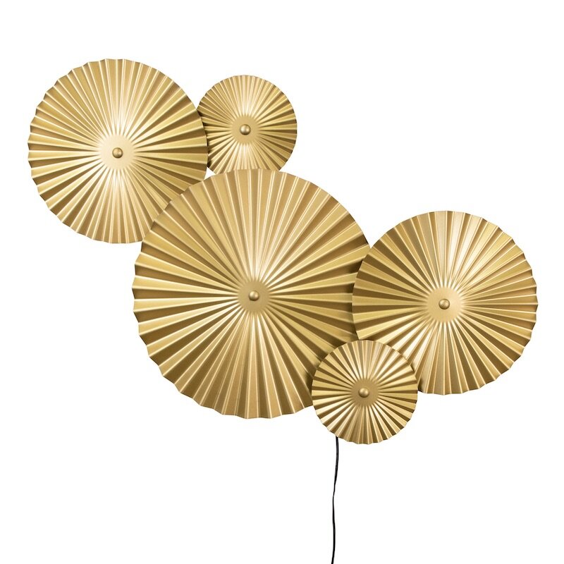 Globen Lighting - Omega vägglampa guld