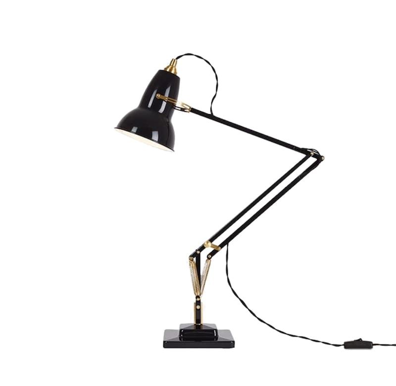 Anglepoise - Original 1227 Brass bordslampa Jet Black