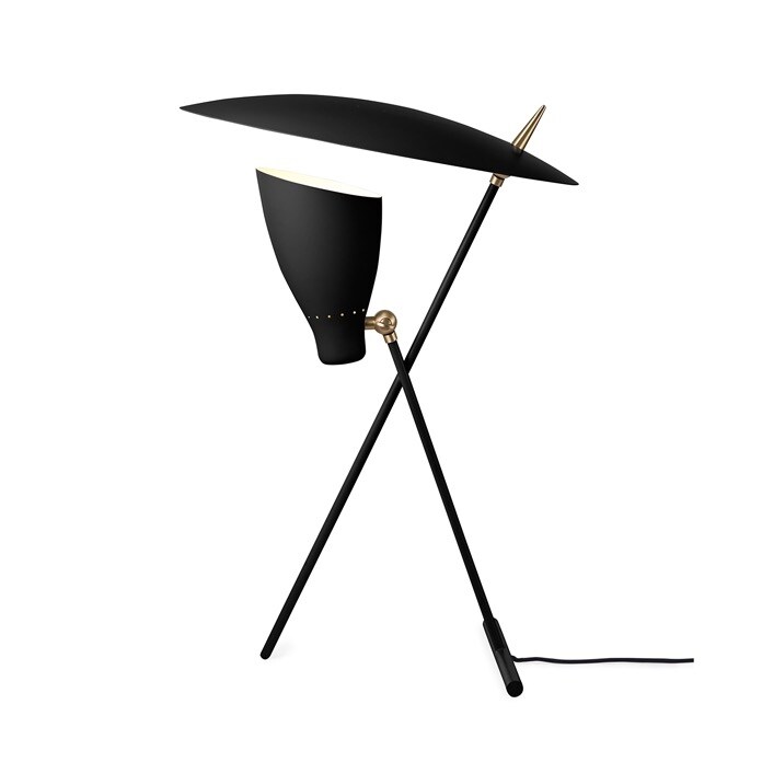 Silhouette bordslampa black noir