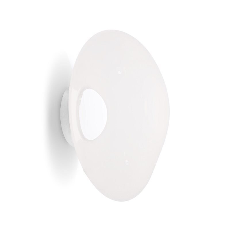 Tom Dixon Melt Surface plafond/vägglampa opal/silver