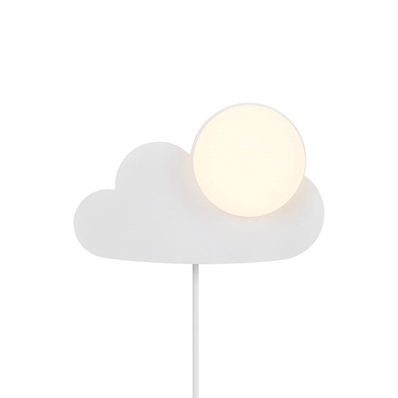 Skyku Cloud vägglampa vit