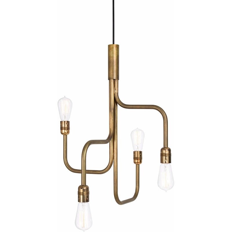 Strapatz Ø450 taklampa råmässing