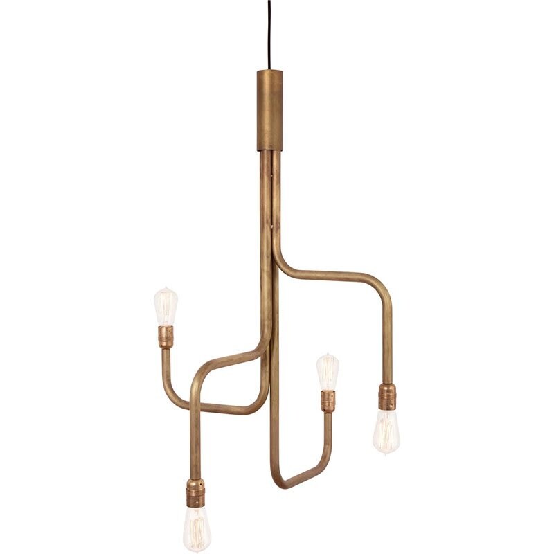 Strapatz Ø650 taklampa råmässing