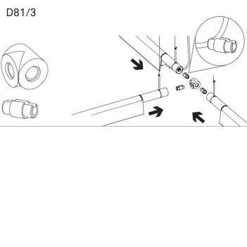 Luceplan - Led 90° till Compendium Taklampa