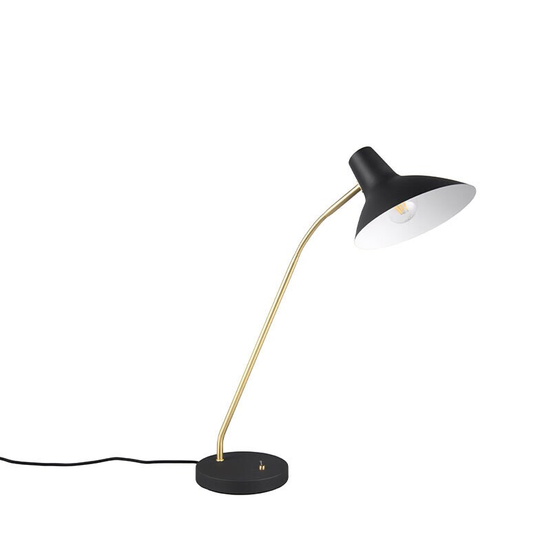 Trio Lighting - Traveller bordslampa svart/mässing