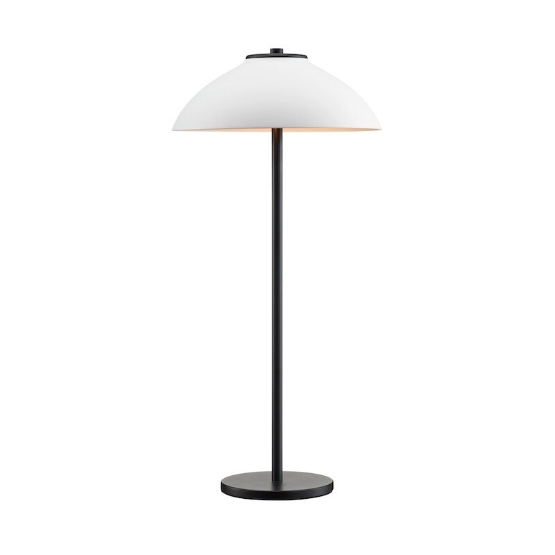 Vali High bordlampa svart-/vitstruktur