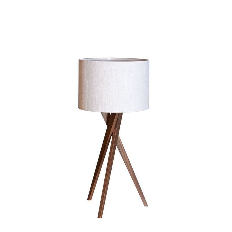 Vega bordlampa valnöt/vit