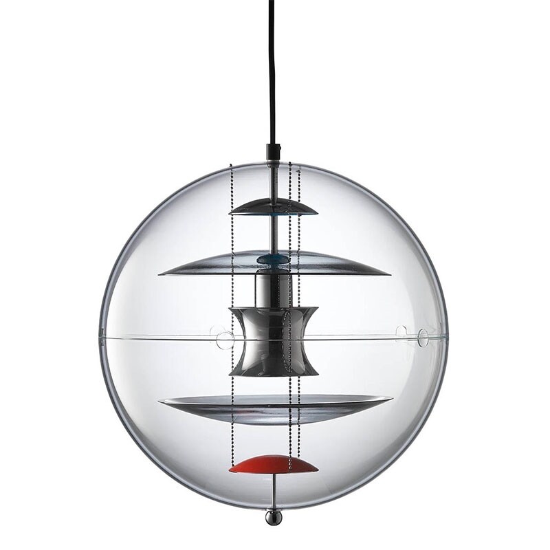 VP Globe 40 Taklampa coloured glass