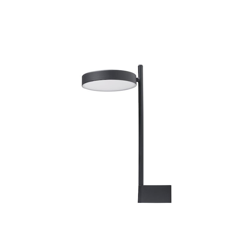 Pastille w182 vägglampa lång arm grafit svart