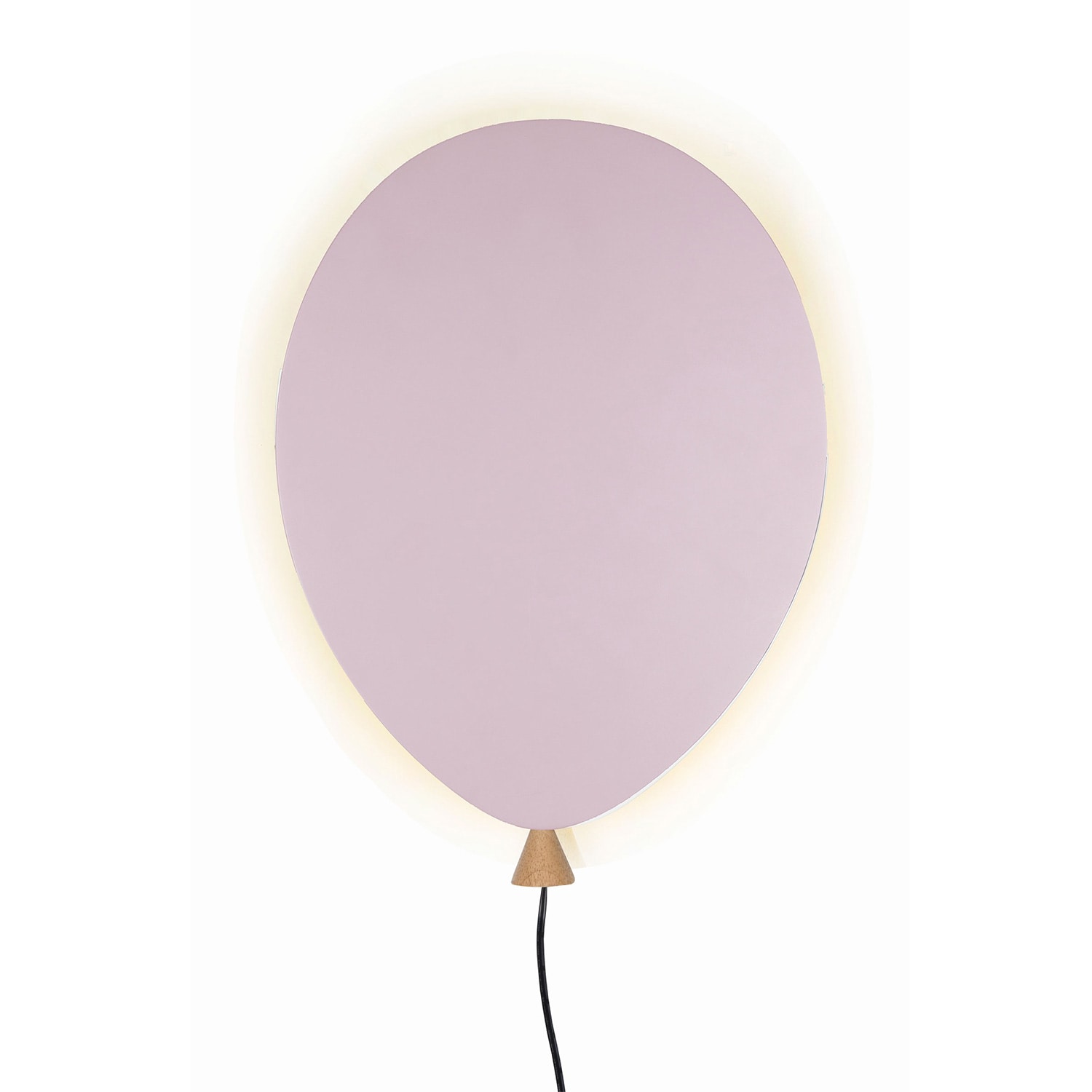 Ballon vägglampa rosa