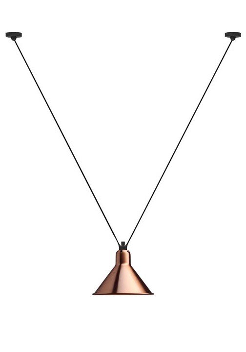 Les Acrobates de gras N°323 L Conic Taklampa Koppar