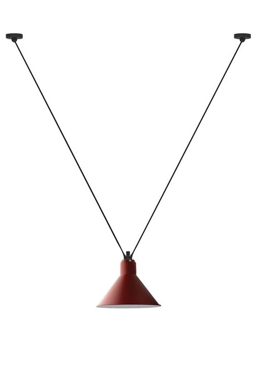 Les Acrobates de gras N°323 L Conic Taklampa Röd