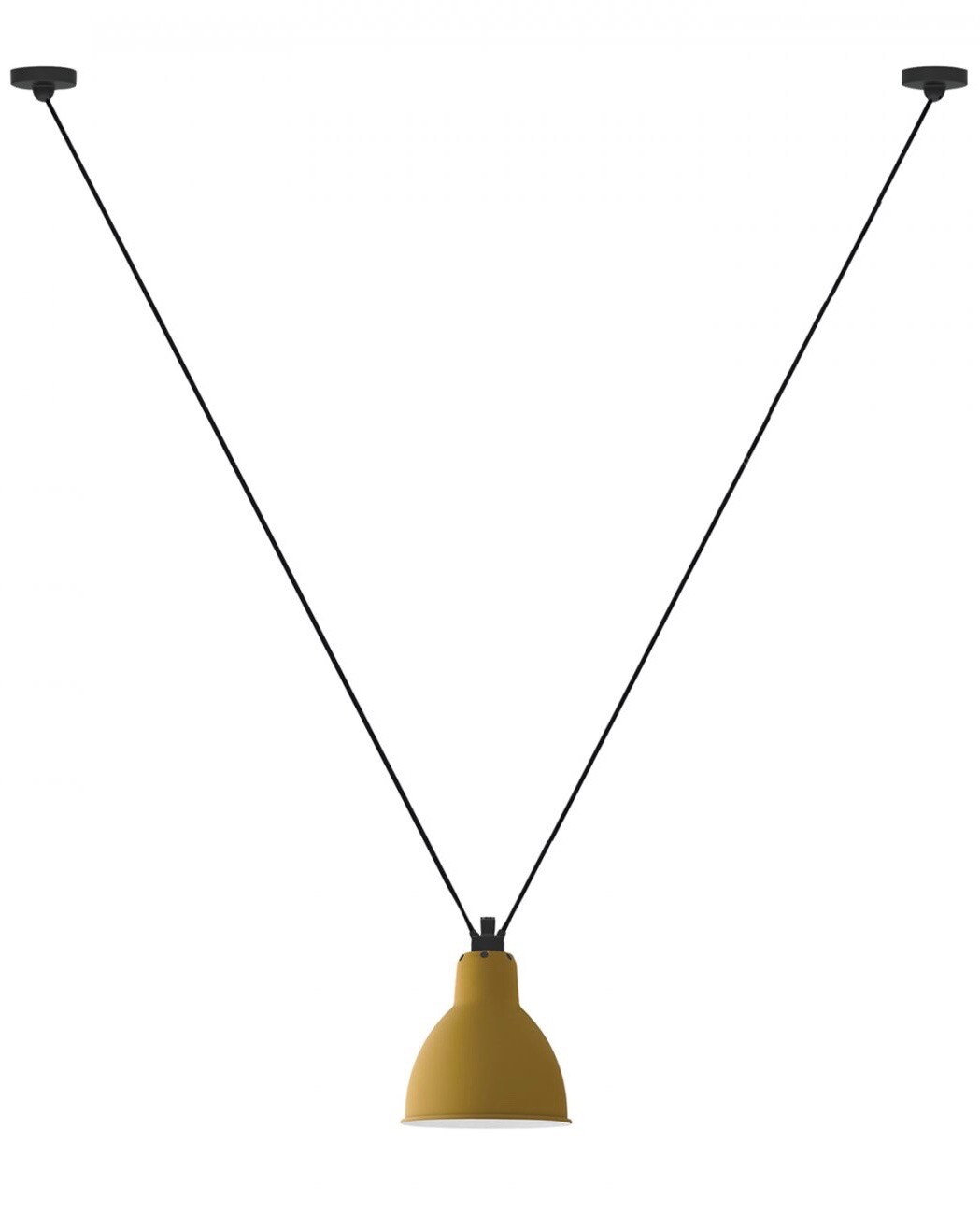 Les Acrobates de gras N°323 L Round Taklampa Gul
