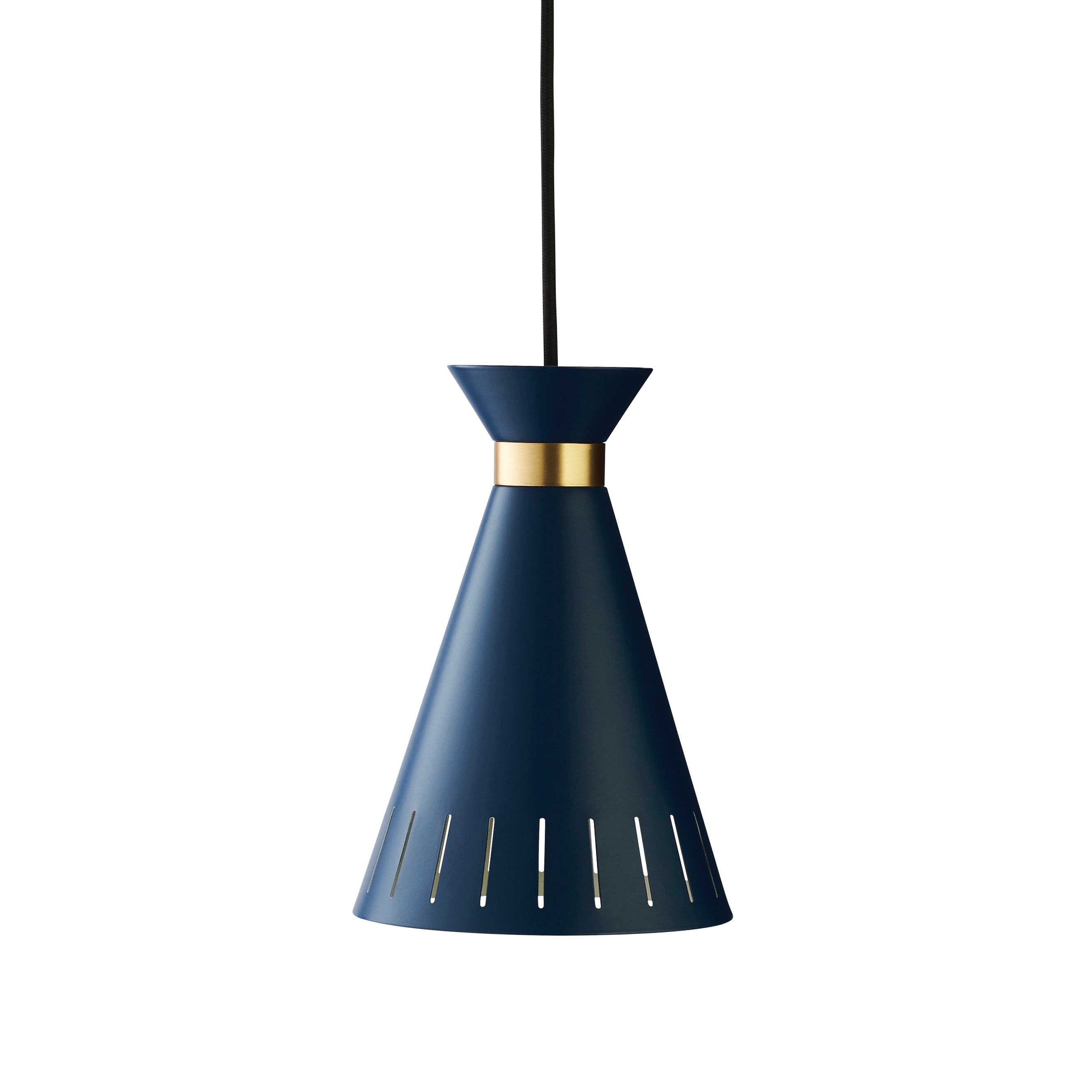 Cone taklampa azure blue