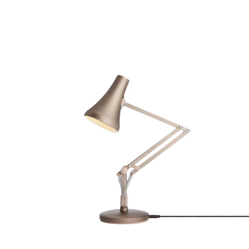 90 mini mini bordslampa warm silver/ blush