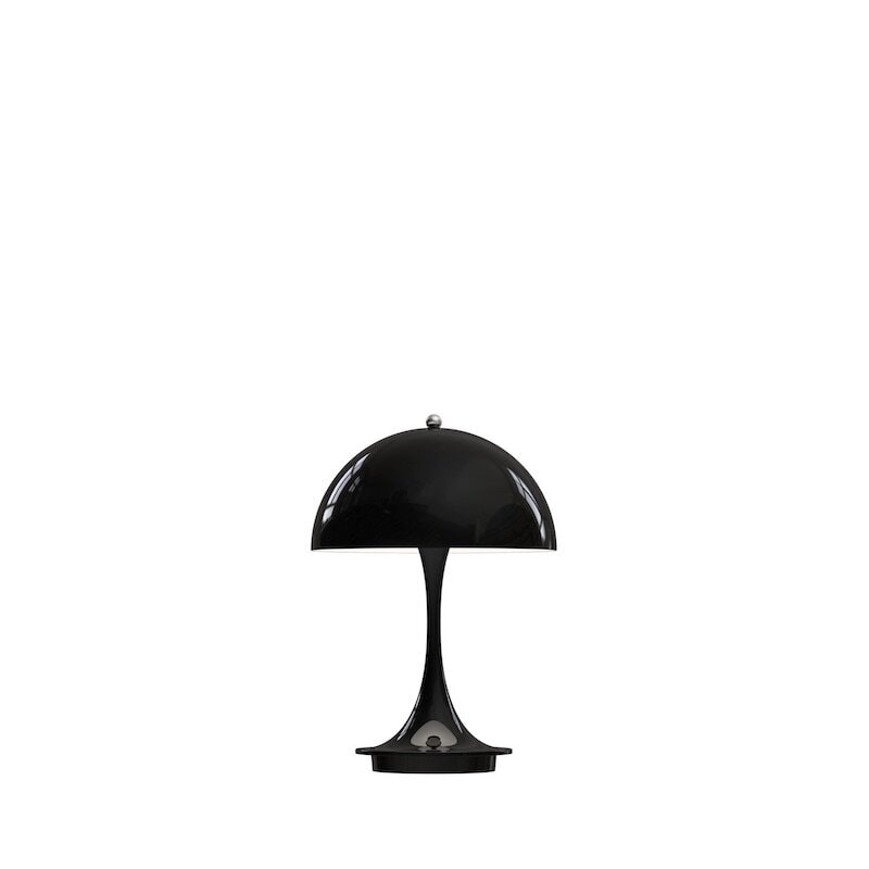 Panthella 160 portable bordslampa svart