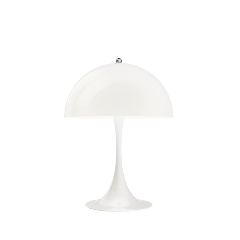 Panthella Ø32 bordslampa vit opal
