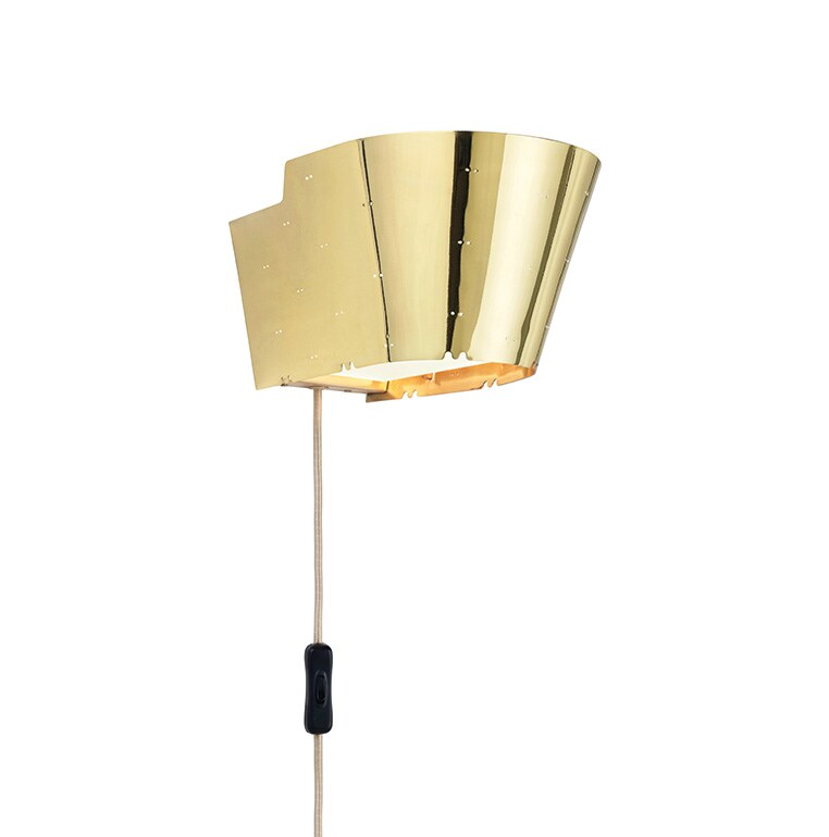 9464 vägglampa brass