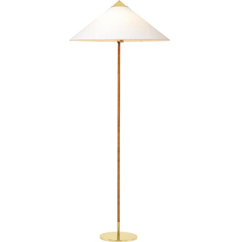 9602 golvlampa brass/canvas