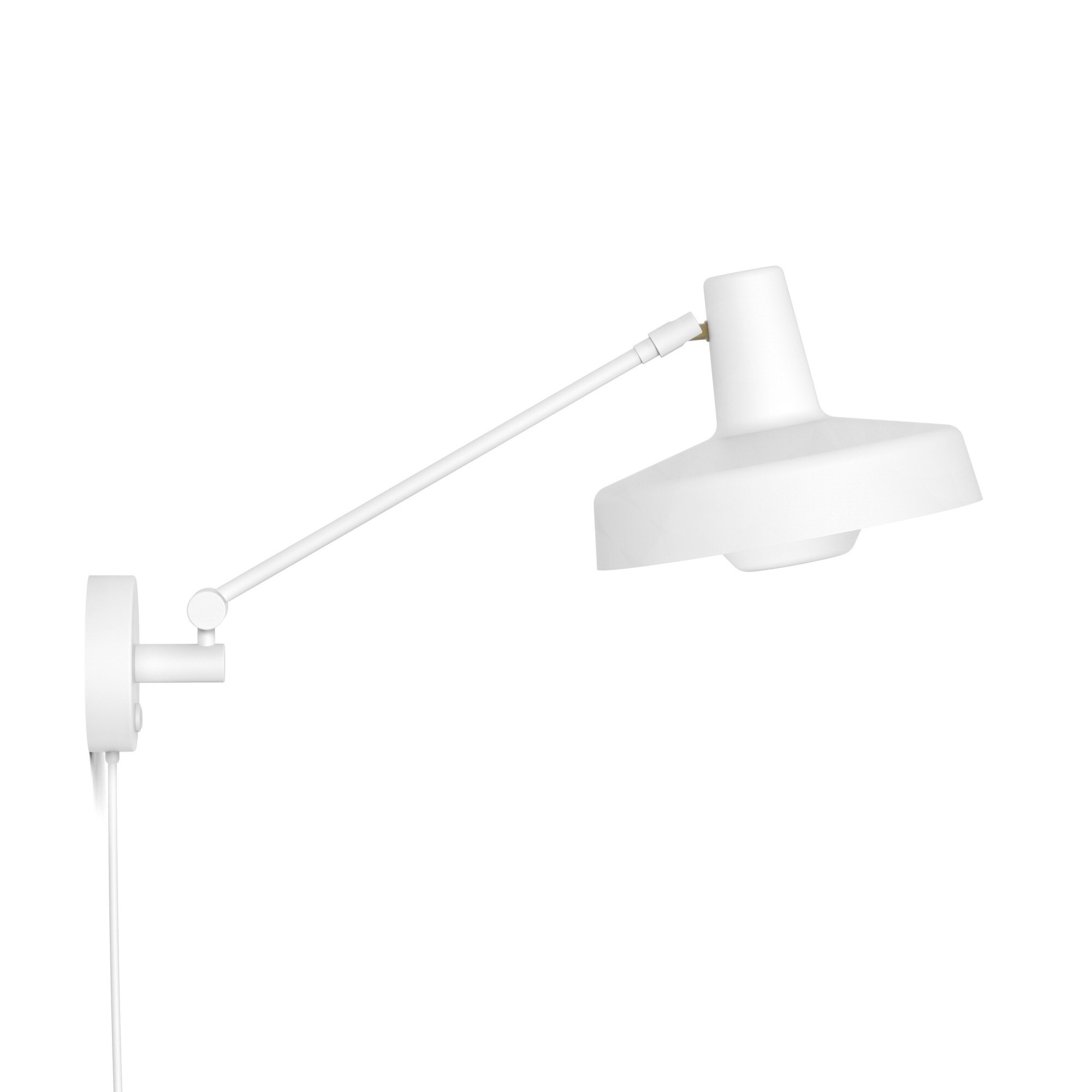 Arigato vägglampa kort vit