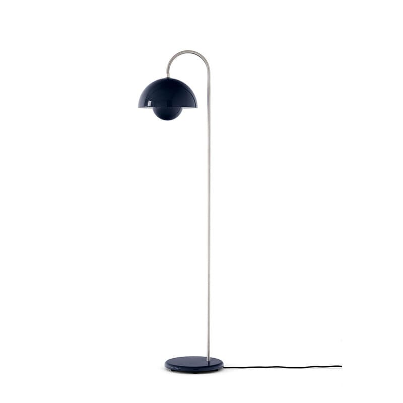 Flowerpot VP12 Golvlampa Steel Blue