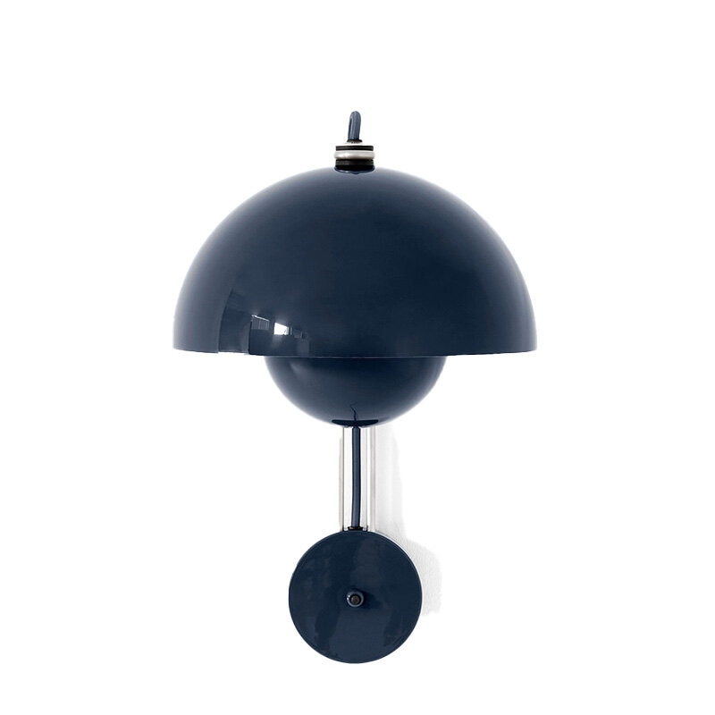 Flowerpot VP8 Vägglampa Steel Blue