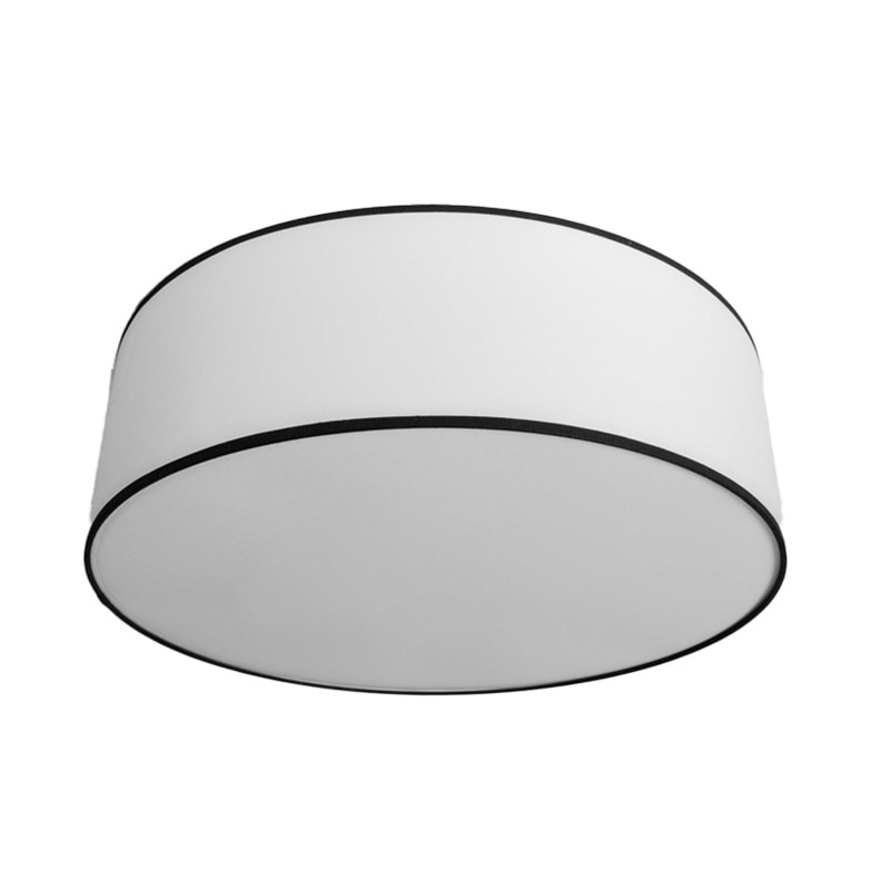 Theo Ø48 plafond bomull vit/svart