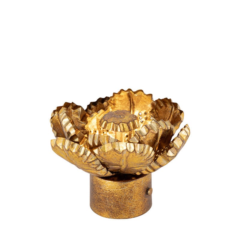 Kamelia H13 portabel bordslampa antikguld