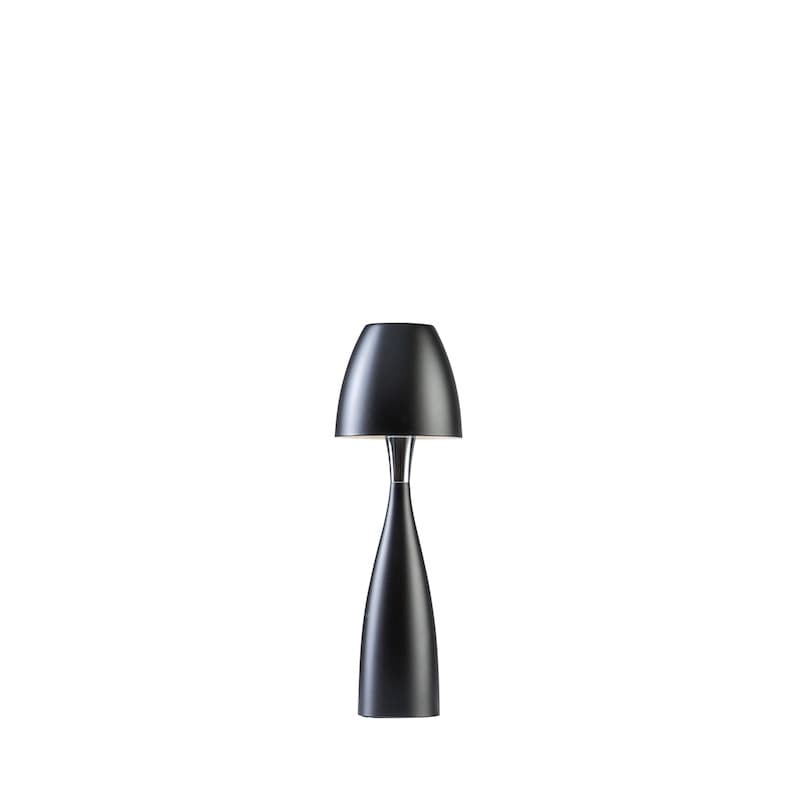 Anemon liten bordslampa svart