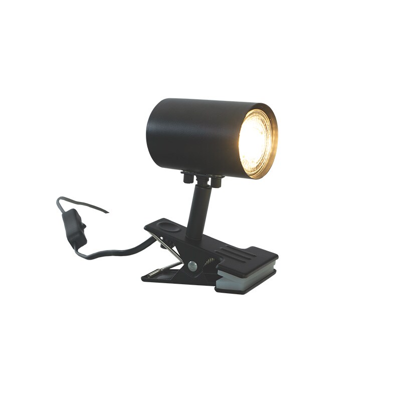 Hugin klämlampa svart