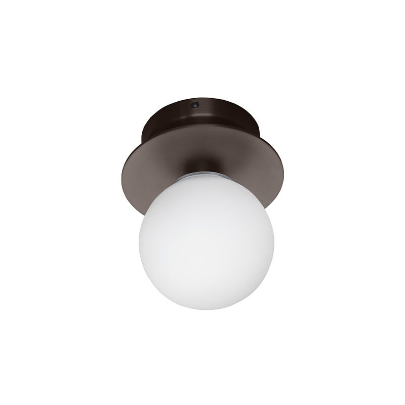 Art Deco IP44 badrumsbelysning brons/vit