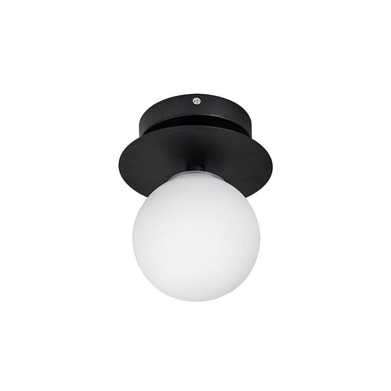 Art Deco IP44 badrumsbelysning svart/vit
