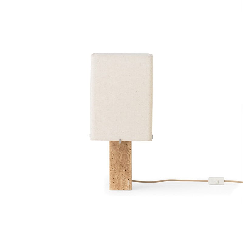 Nonna H49 bordslampa travertin/sand