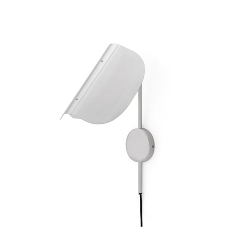 Wing vägglampa polerad aluminium