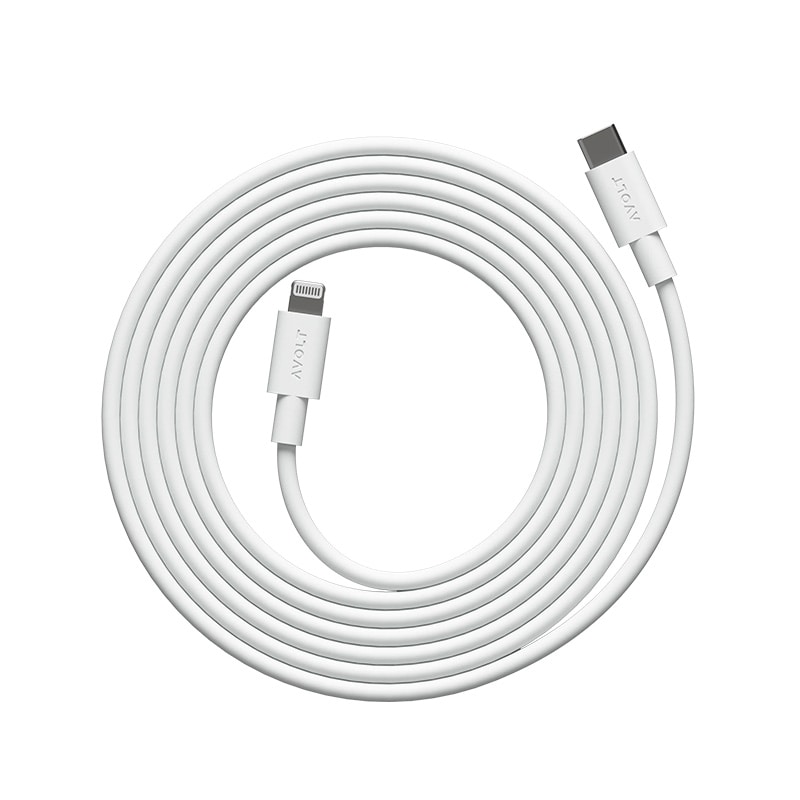 Cabel 1 USB-C to lightning 2m Martinelli Luce Edition opal white