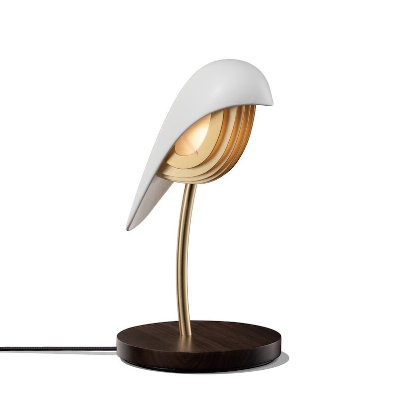 Bird bordslampa ivory white