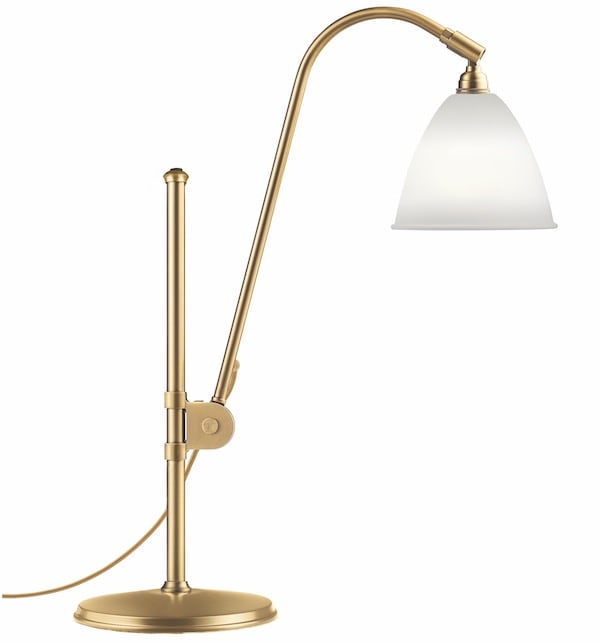 BL1 bordslampa Bone china/brass