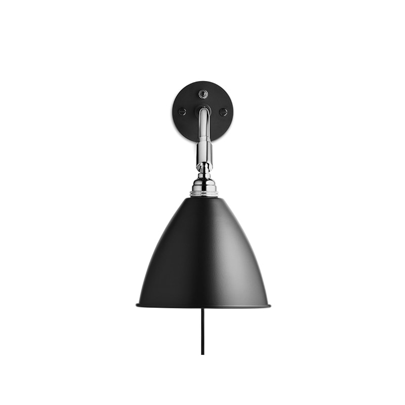 BL7 Vägglampa black/chrome