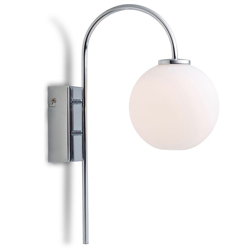 Ballon 1:a vägglampa krom