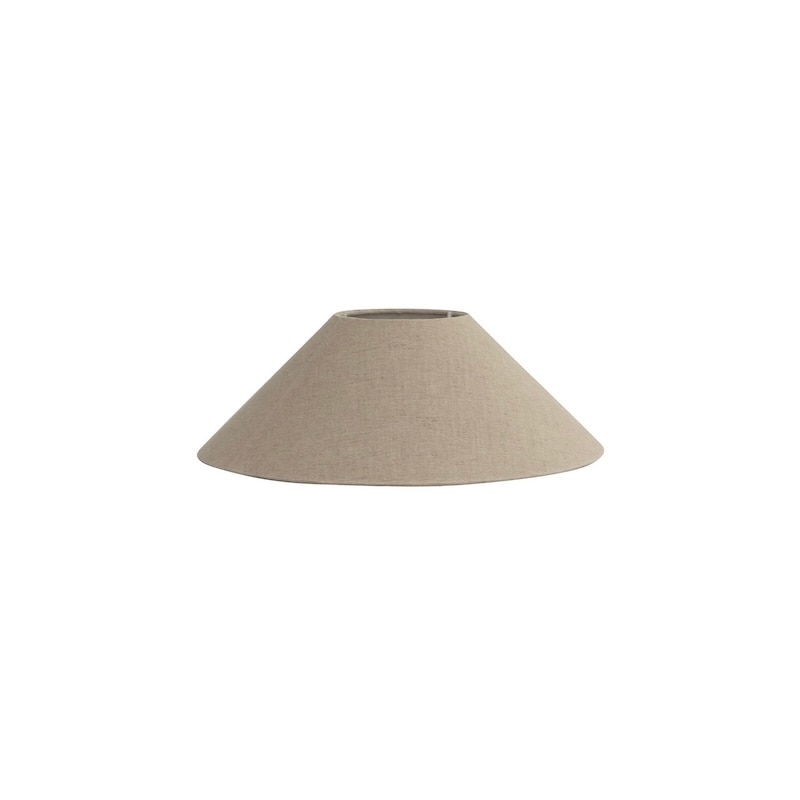 Basic flat 30 lampskärm natur