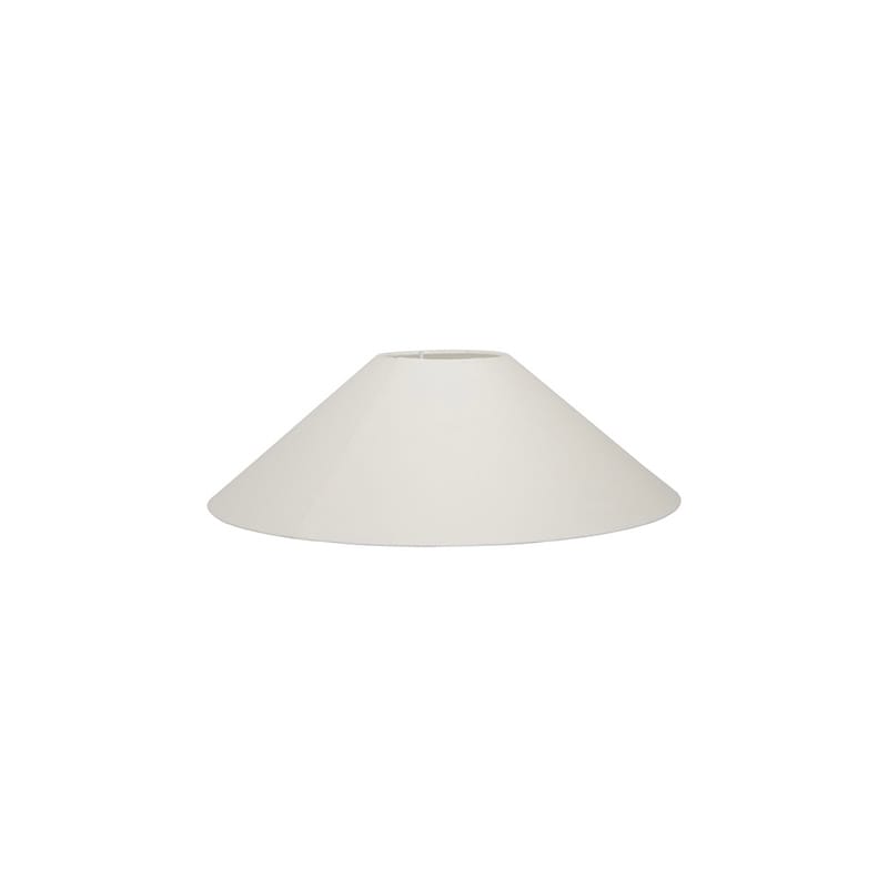 Basic flat 30 lampskärm vit