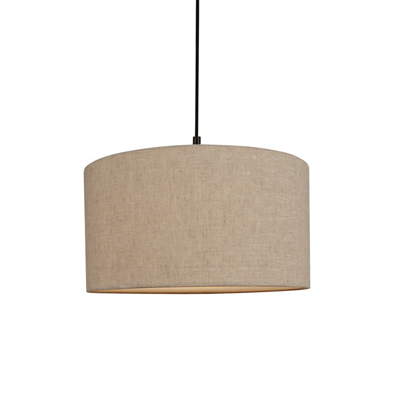 Soft Ø44 taklampa linne natur/metallic bronze