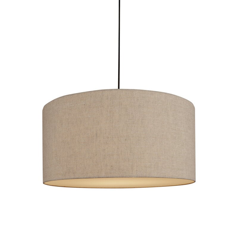Soft Ø60 taklampa linne natur/metallic bronze