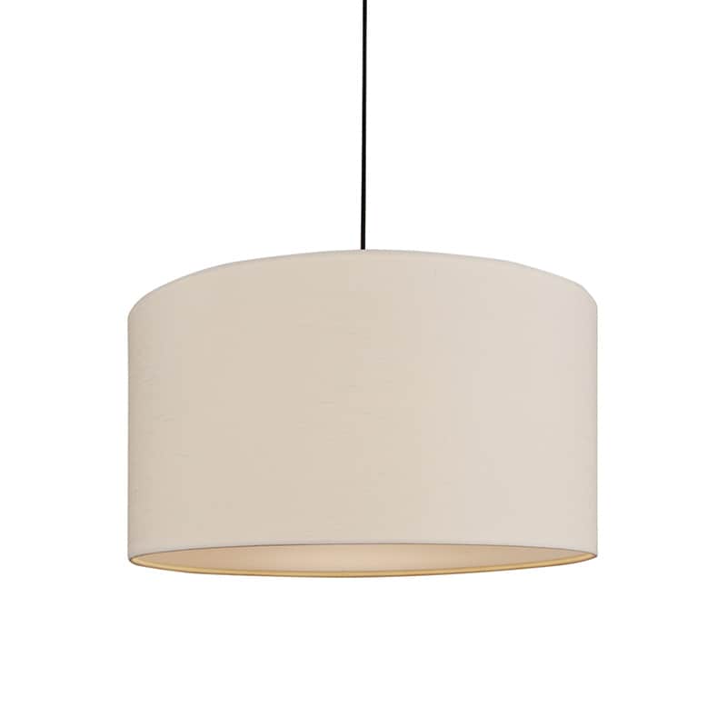 Soft Ø60 taklampa linne vit/metallic bronze