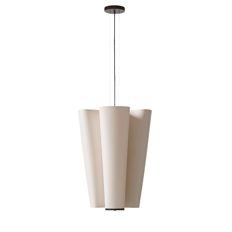 Bella SC115 taklampa bronzed & soft canvas