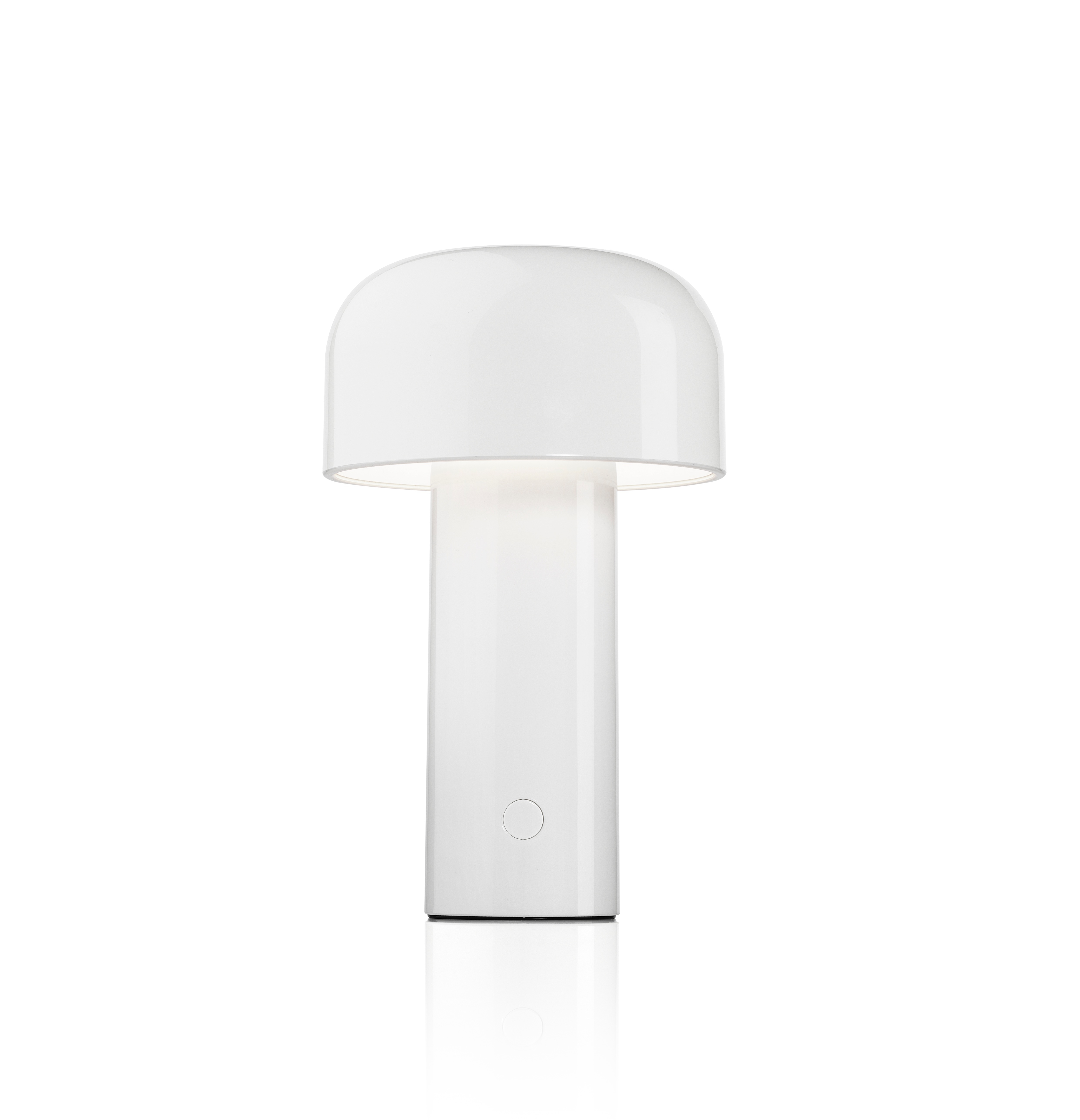 Bellhop portabel bordslampa vit